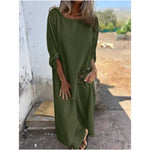 Løs Maxi Kjole | Let & Åndbar | Casual Elegance