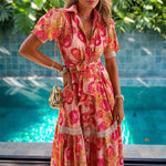 Stell - Stilfuld blomstret kjole