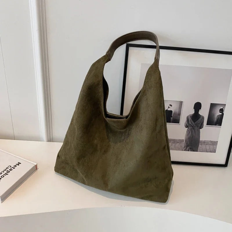 Edna - Casual og blødt design fløjlsbukser taske