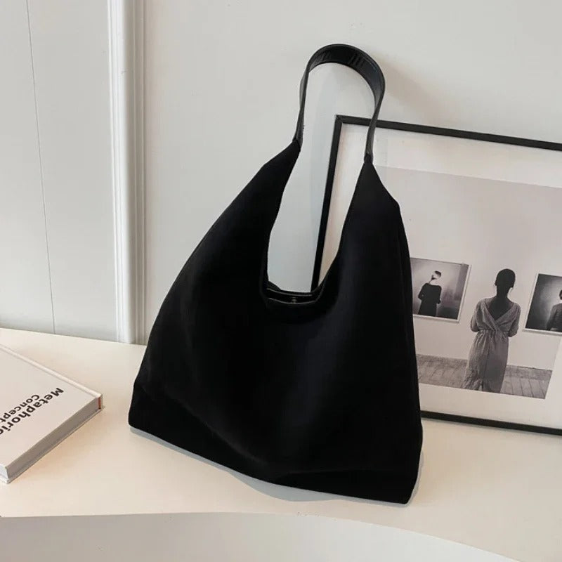 Edna - Casual og blødt design fløjlsbukser taske