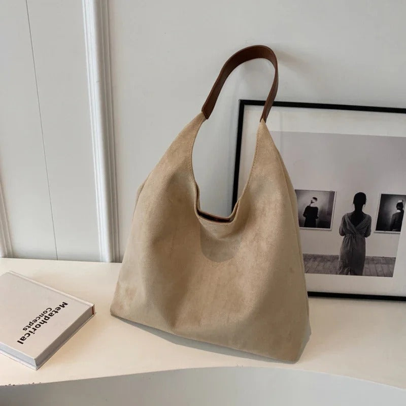 Edna - Casual og blødt design fløjlsbukser taske