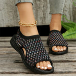 Lauren - Afslappede sandaler med åben t