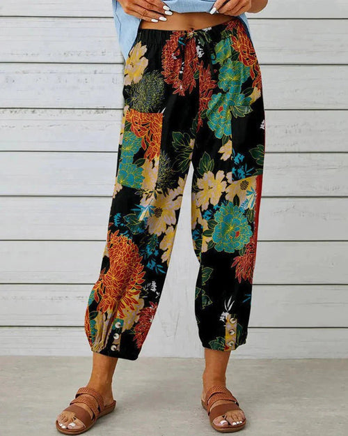 Victoria | Bukser med vintageprint