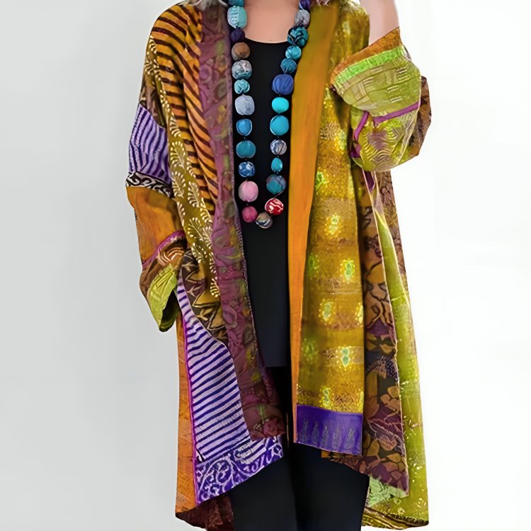 Victoria - Farverig og Stilfuld Cardigan