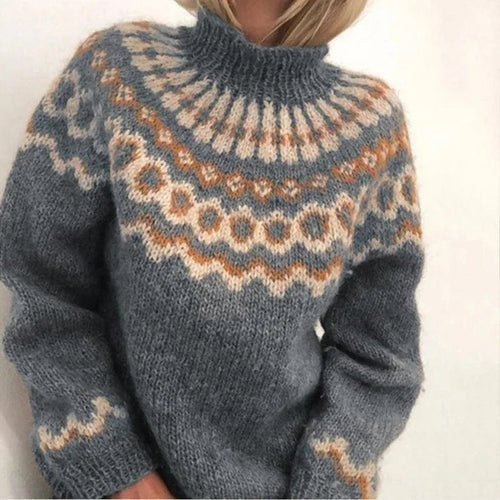Vintage rullekravesweater